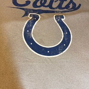 Gray and Blue Colts 54x80 blanket